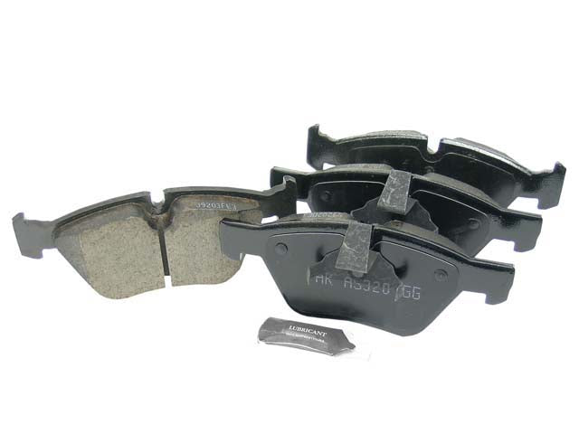 Brake Pad Set Front by Akebono Euro - fits 2009–2016 BMW E89 Z4