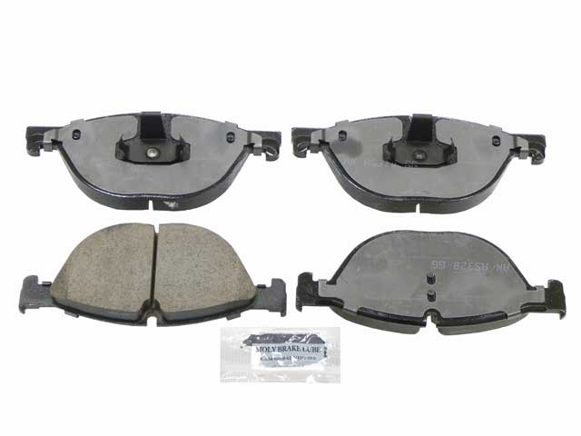 Brake Pad Set by Akebono Euro - fits 2011–2016 BMW F10 5 Series