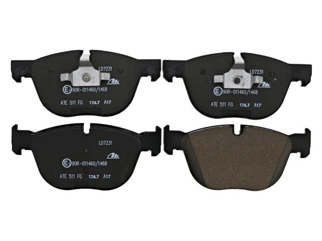 Brake Pad Set Front by ATE Ceramic - fits 2007–2013 BMW E70 X5 / 2014–2018 BMW F15 X5
