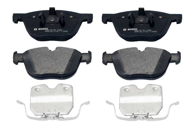 Brake Pad Set Front by Bosch Quietcast - fits 2007–2013 BMW E70 X5 / 2014–2018 BMW F15 X5