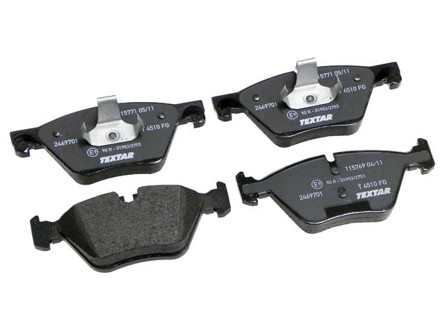 Brake Pad Set by Textar - fits 2011–2016 BMW F10 5 Series