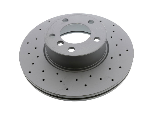 Brake Disc - Front by Zimmermann Sport Z X-Drilled - fits 2006–2019 BMW E90/E91/E92/E93 / F30/F31 3 Series