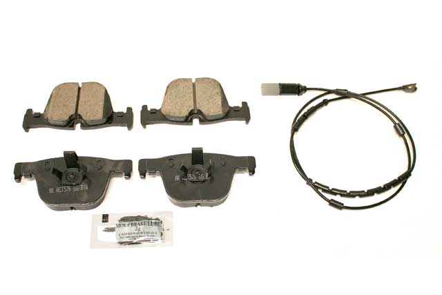 Brake Pad Set by Akebono Euro - fits 2014–2019 BMW F32/F33/F36 4 Series