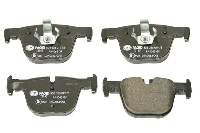 Brake Pad Set by Hella Brake Systems - fits 2014–2019 BMW F32/F33/F36 4 Series