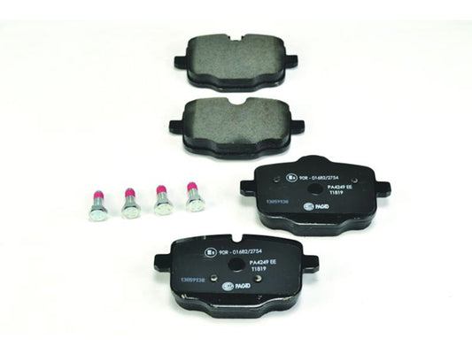 Brake Pad Set - Rear - BMW G8X M3/M4 by Hella Brake Systems - fits 2021–2025 BMW G80/G82/G83 M3/M4