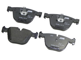 Brake Pad Set - Rear - Genuine BMW - 34 21 2 284 296 / 34212284296 by Genuine BMW - fits 2008–2013 BMW E90/E92/E93 M3