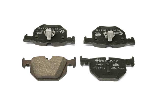 Brake Pad Set by ATE Ceramic - fits 2004–2010 BMW E60 5 Series