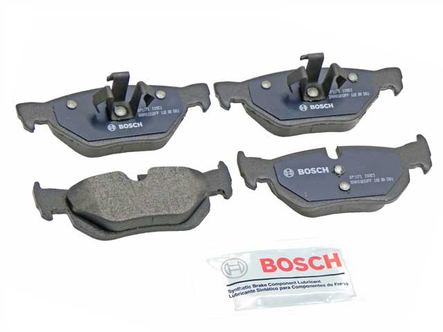 Brake Pad Set - Rear by Bosch Quietcast - fits 2006–2013 BMW E90/E91/E92/E93 3 Series