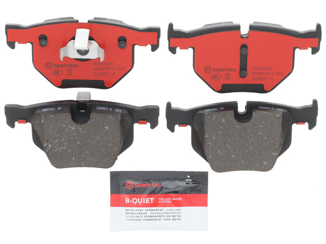 Brake Pad Set Rear by Brembo Ceramic - fits 2007–2013 BMW E70 X5 / 2014–2018 BMW F15 X5
