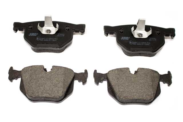 Brake Pad Set Rear by Jurid - fits 2007–2013 BMW E70 X5 / 2014–2018 BMW F15 X5