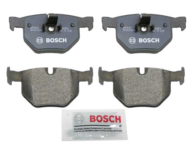 Brake Pad Set Rear by Bosch Quietcast - fits 2007–2013 BMW E70 X5 / 2014–2018 BMW F15 X5