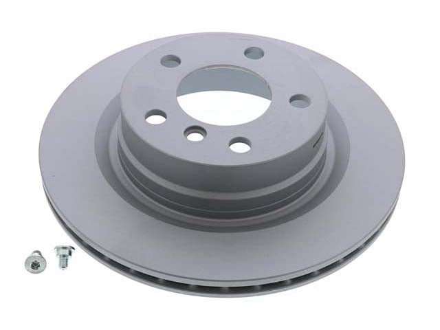 Brake Disc - Rear by ATE Coated - fits 2012–2019 BMW F30/F31 3 Series