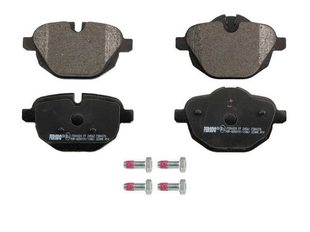 Brake Pad Set Rear (thru 07/15) by Ferodo - fits 2011–2017 BMW F25 X3 / 2015–2018 BMW F26 X4