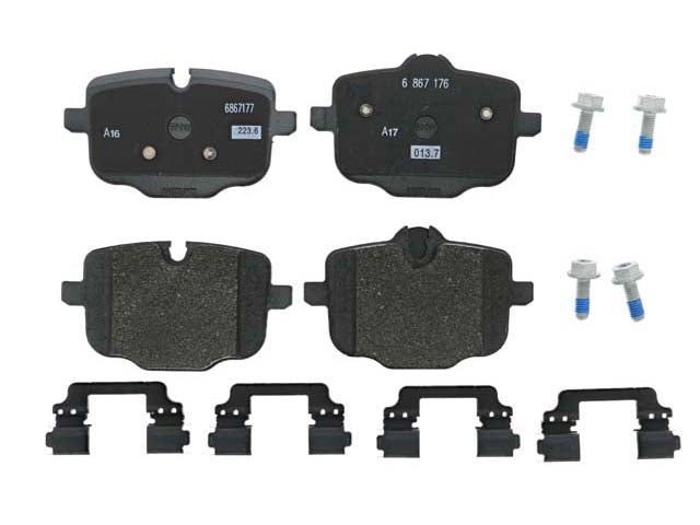Brake Pad Set by Genuine BMW - fits 2017–2023 BMW G30 5 Series