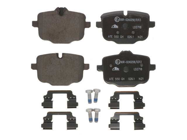 Brake Pad Set by ATE Ceramic - fits 2020–present BMW G06 X6