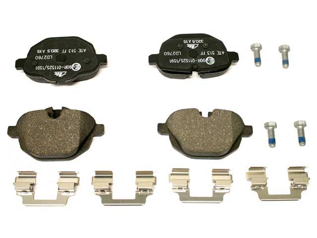 Brake Pad Set by ATE Ceramic - fits 2011–2016 BMW F10 5 Series