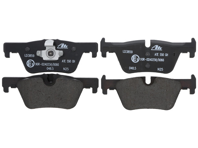 Brake Pad Set - Rear by ATE Ceramic - fits 2012–2019 BMW F30/F31 3 Series