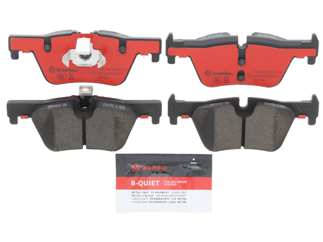 Brake Pad Set - Rear by Brembo Ceramic - fits 2012–2019 BMW F30/F31 3 Series