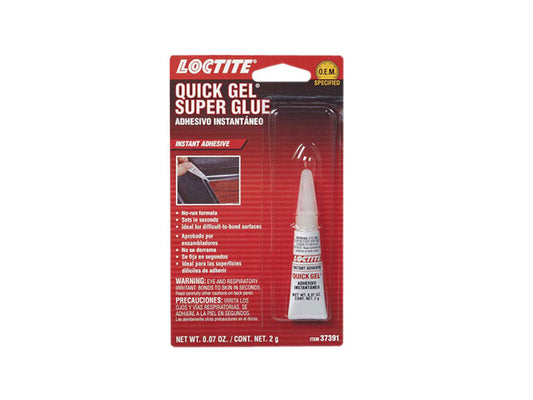 Super Glue, Loctite Quick Gel Super Glue 2 g Tube - LOCTITE