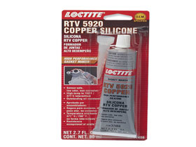 Sealant, Loctite RTV 5920 Copper Silicone Gasket Maker 80 ml Tube - LOCTITE (37466)