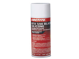Sealant, Loctite RTV 598 Black Silicone Gasket Maker 8.75 oz. Pressurized Can - LOCTITE (37519)