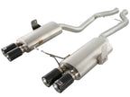 afe machforce xp exhaust cat-back 2.5in dia carbon fiber tips ss-304 bmw m3 (e92/93) v8 4.0l bmw m3 e92 e9x iconic garage