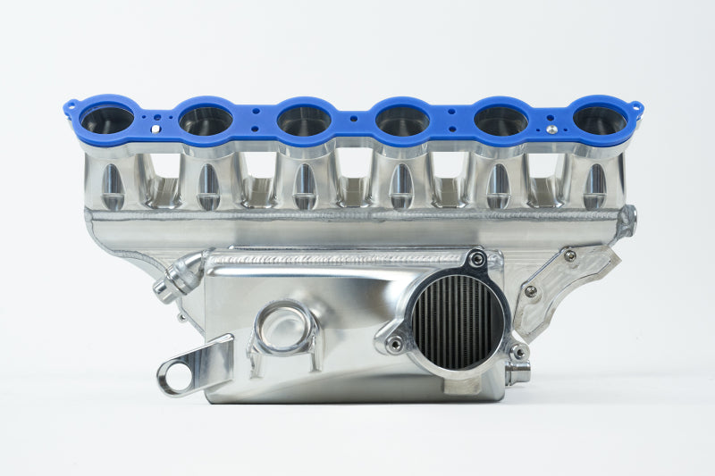 csf bmw m2/m3/m4 s58 comp & non-comp (g8x) charge-air cooler manifold - raw billet bmw m3 m4 g80 g82 g8x iconic garage