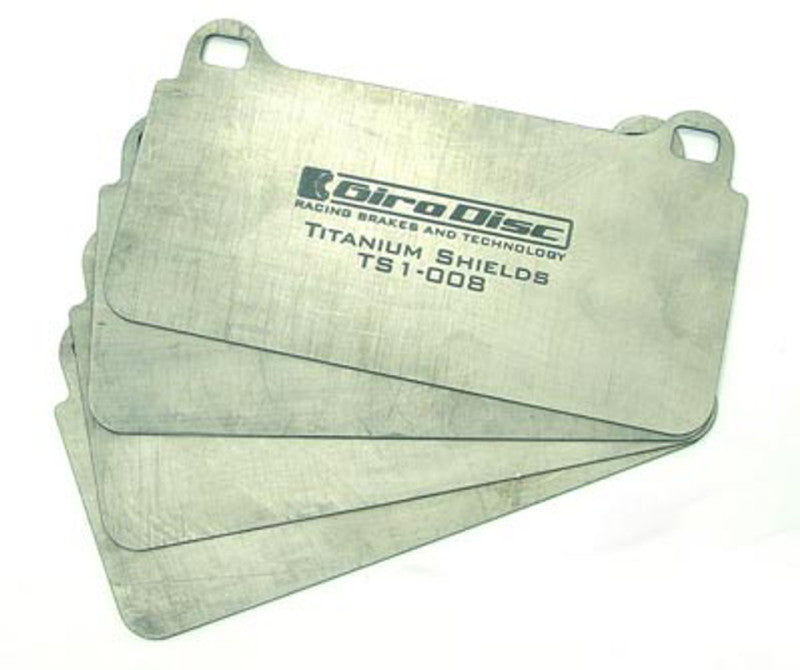 girodisc bmw m2/m3/m4 (f8x w/red/silver/gold calipers incl ccm) front titanium pad shields bmw m3 m4 f80 f82 f8x iconic garage