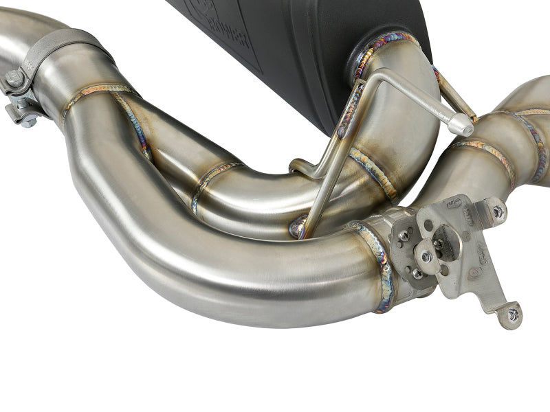 afe mach force-xp 2-1/2in ss axle back exhaust w/black tips 15+ bmw m3/m4 (f80/f82) (tt) s55 bmw m3 m4 f80 f82 f8x iconic garage