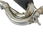 afe mach force-xp 2-1/2in ss axle back exhaust w/polished tips 15+ bmw m3/m4 (f80/f82) (tt) bmw m3 m4 f80 f82 f8x iconic garage