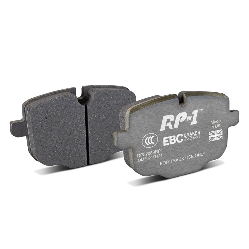 ebc racing 2021+ bmw m3/m4 / 2023+ bmw m2 (g80/g82/g87) rp-1 race rear brake pads bmw m3 m4 g80 g82 g8x iconic garage