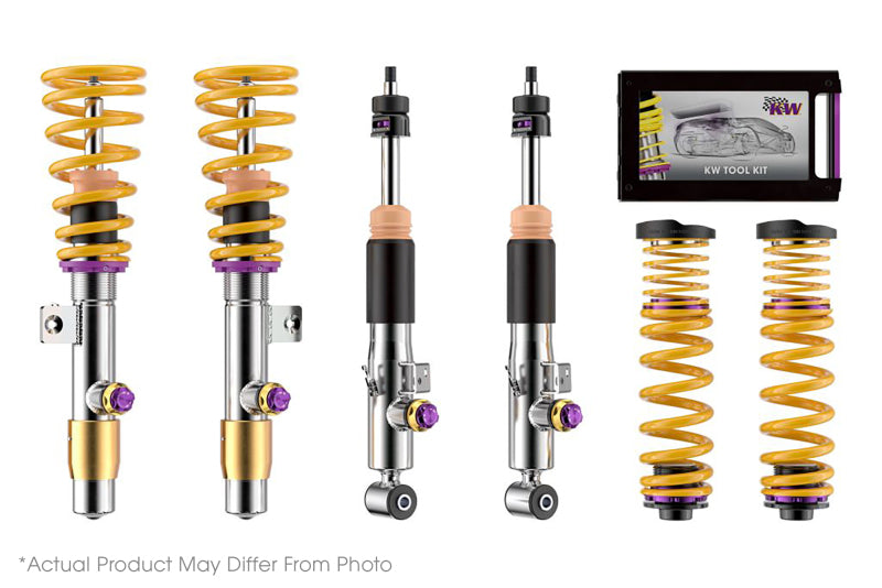kw 2022+ bmw m4 (g83) cabrio awd coilover kit v4 (competition model only) bmw m3 m4 g80 g82 g8x iconic garage