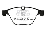 ebc bmw m3 4.0 (e90) yellowstuff front brake pads bmw m3 e92 e9x iconic garage