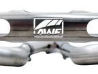 awe tuning bmw f8x m3/m4 track edition cat-back exhaust - diamond black tips bmw m3 m4 f80 f82 f8x iconic garage