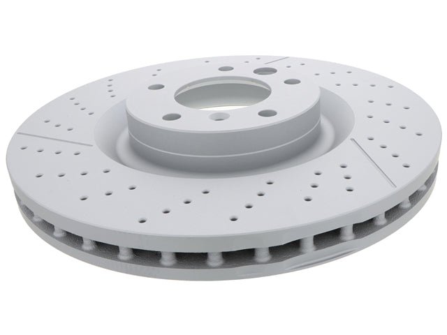 Brake Disc - Vented / Slotted and Dimpled (375 - Zimmermann Coat Z (4634210712)