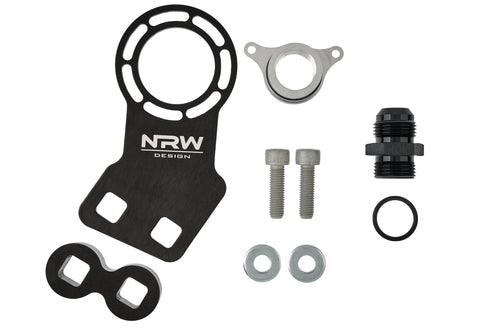 G8X Single Turbo or FMI Catch Can Kit - Catch Can Turbo Hybrid Setup with Bra - NRW Design BMW performance part - Iconic Garage