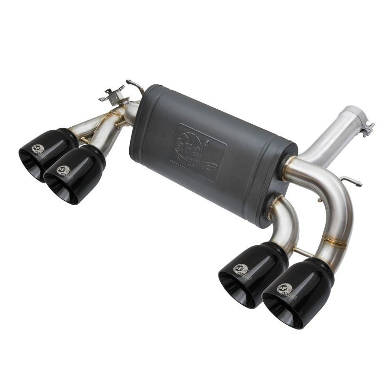 MACHForce XP 3in-2 1/2in Axle Back 304SS Exhaust - Black Tips - F87 M2
