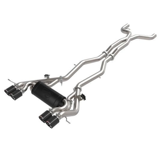 MACHForce XP Cat-Back Exhaust - Carbon Tips - F87 M2