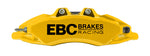 ebc racing bmw m3 (e90/e92/e82) yellow apollo-6 calipers 380mm rotors front big brake kit bmw m3 e92 e9x iconic garage