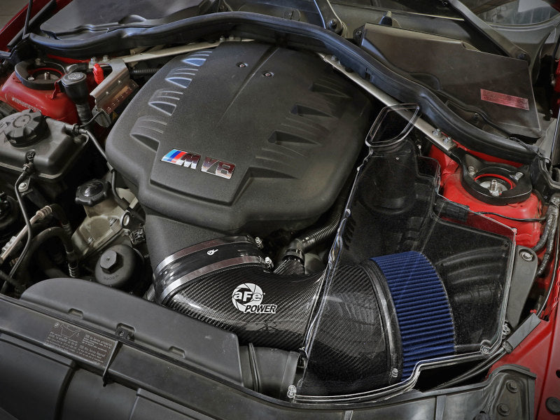 afe magnumforce carbon fiber air intake system stage-2 pro 5r bmw m3 (e9x) v8 4.0l bmw m3 e92 e9x iconic garage