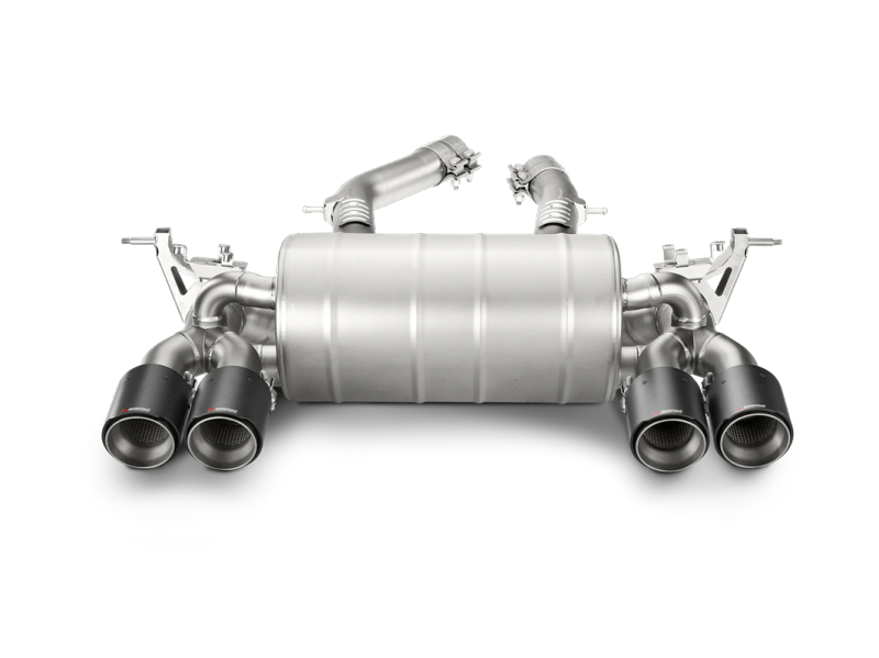 akrapovic bmw m3/m4 (f80/f82) slip-on line (titanium) (req. tips) bmw m3 m4 f80 f82 f8x iconic garage
