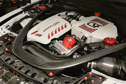csf 2014+ bmw m3/m4 (f8x) top mount charge-air-cooler - raw finish bmw m3 m4 f80 f82 f8x iconic garage
