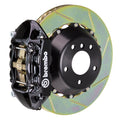 brembo m3 (e90/e92/e93) rear gt bbk 4 piston cast 380x28 2pc rotor slotted type-1-black bmw m3 e92 e9x iconic garage