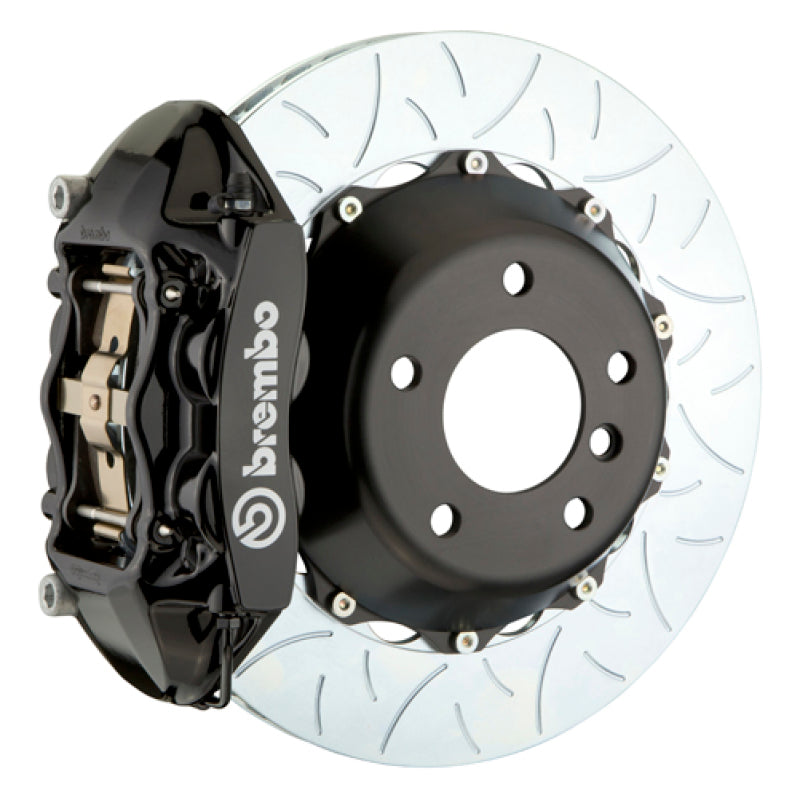 brembo m3 (e90/e92/e93) rear gt bbk 4 piston cast 380x28 2pc rotor slotted type-3-black bmw m3 e92 e9x iconic garage