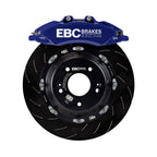 ebc racing bmw m3 (e90/e92/e82) blue apollo-6 calipers 380mm rotors front big brake kit bmw m3 e92 e9x iconic garage