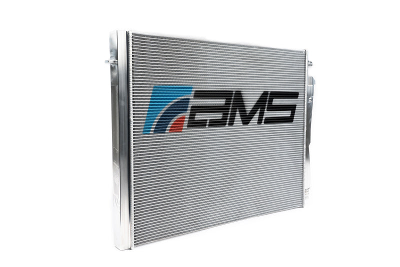 ams performance bmw g8x m2/m3/m4 s58 heat exchanger - limited edition m color logo bmw m3 m4 g80 g82 g8x iconic garage