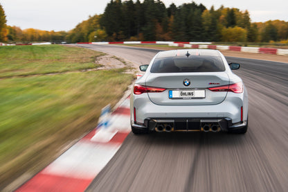 ohlins bmw m3/m4 (g8x) road & track coilover system bmw m3 m4 g80 g82 g8x iconic garage