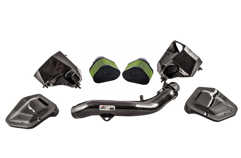 awe tuning bmw f8x m3/m4 s-flo carbon intake bmw m3 m4 f80 f82 f8x iconic garage