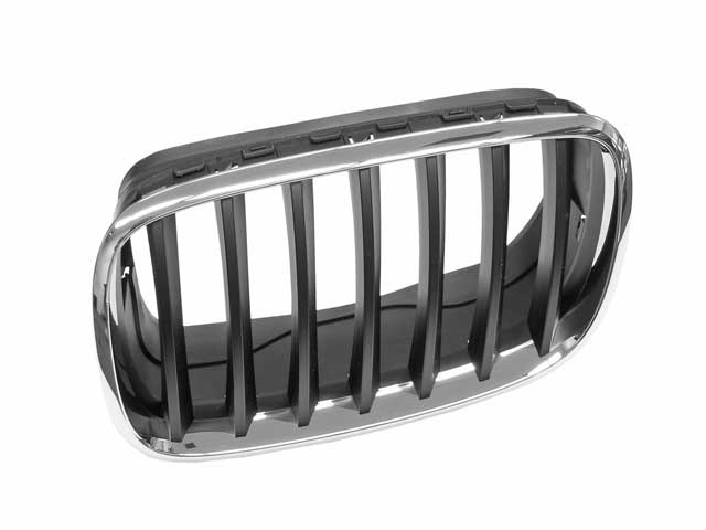 Grille Front Left Chrome/Black by Genuine BMW - fits 2007–2013 BMW E70 X5 / 2014–2018 BMW F15 X5