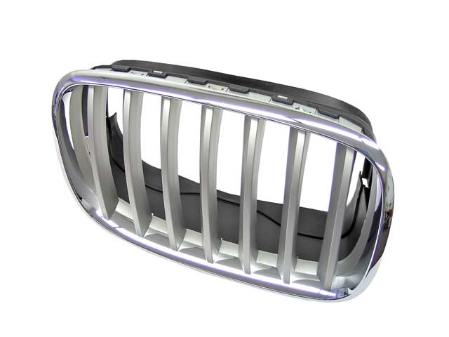 Grille Front Right Chrome/Titanium by Genuine BMW - fits 2007–2013 BMW E70 X5 / 2014–2018 BMW F15 X5